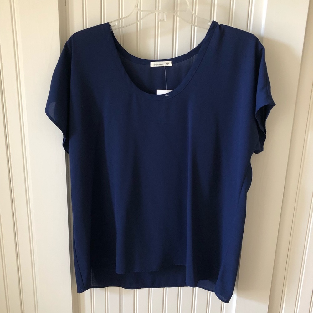 New Soprano Royal Blue Top
